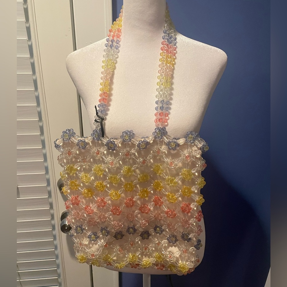 Cynthia Rowley NWT Floral Beaded Purse